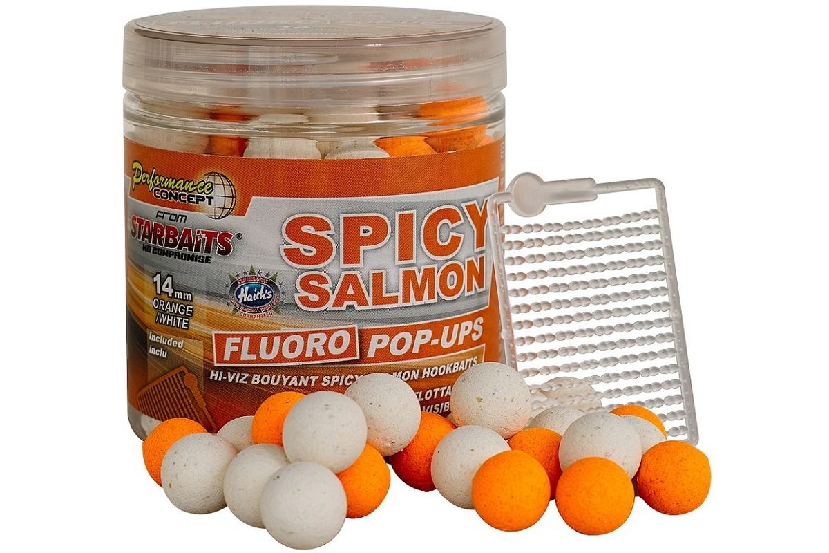 Starbaits Plovoucí boilies Pop Up Bright Spicy Salmon 50g