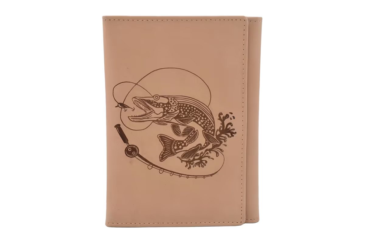 Mercucio Pouzdro na doklady Štika s udicí natural