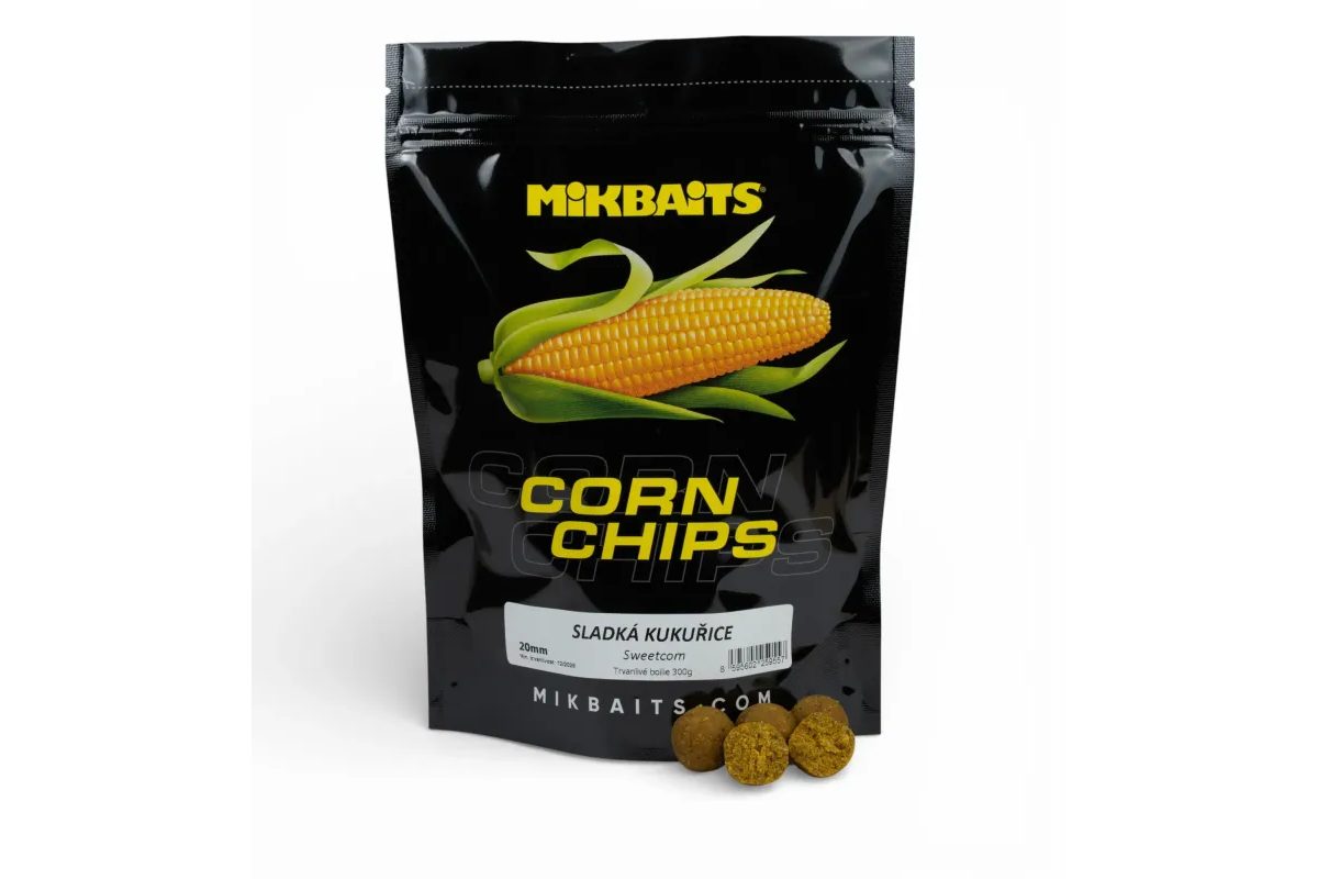 Mikbaits Boilies Corn Chips Sladká kukuřice