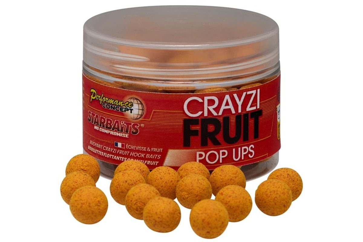 Starbaits Plovoucí boilies Pop Up Crayzi Fruit 50g