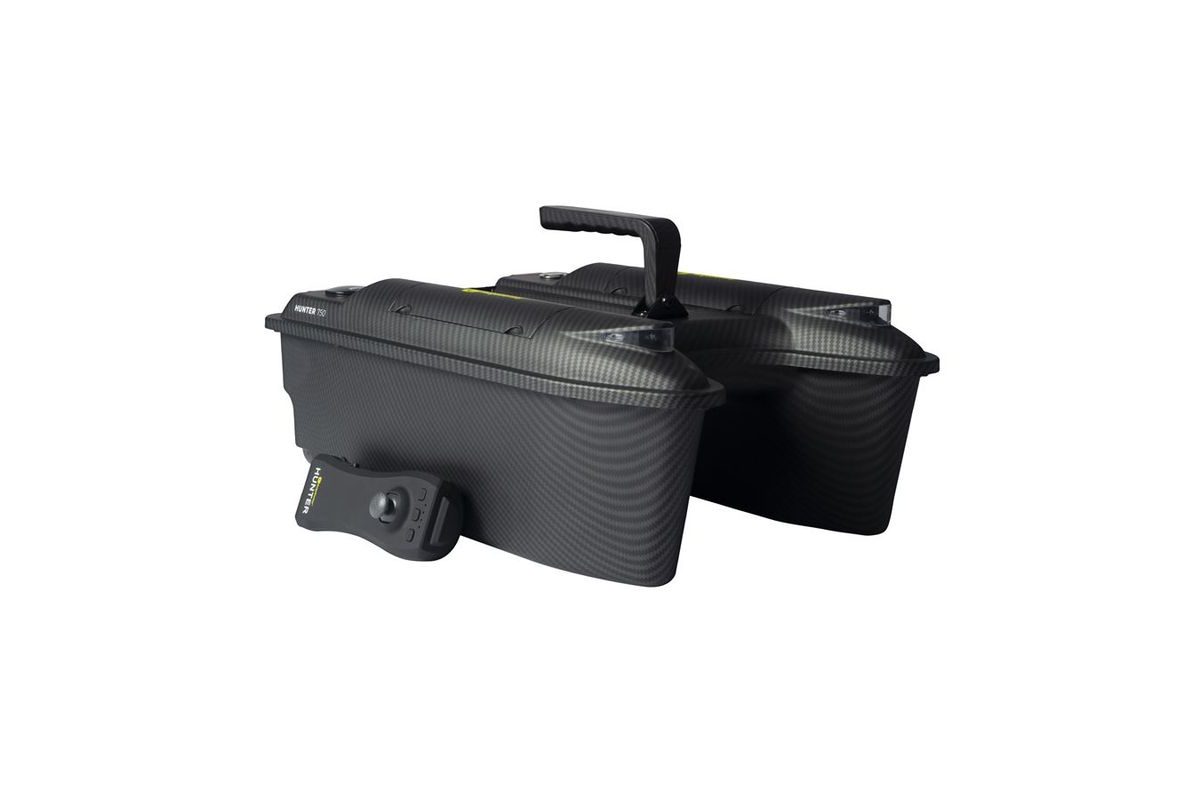 RidgeMonkey Zavážecí Loďka Hunter 750 Bait Boat Hi-Viz