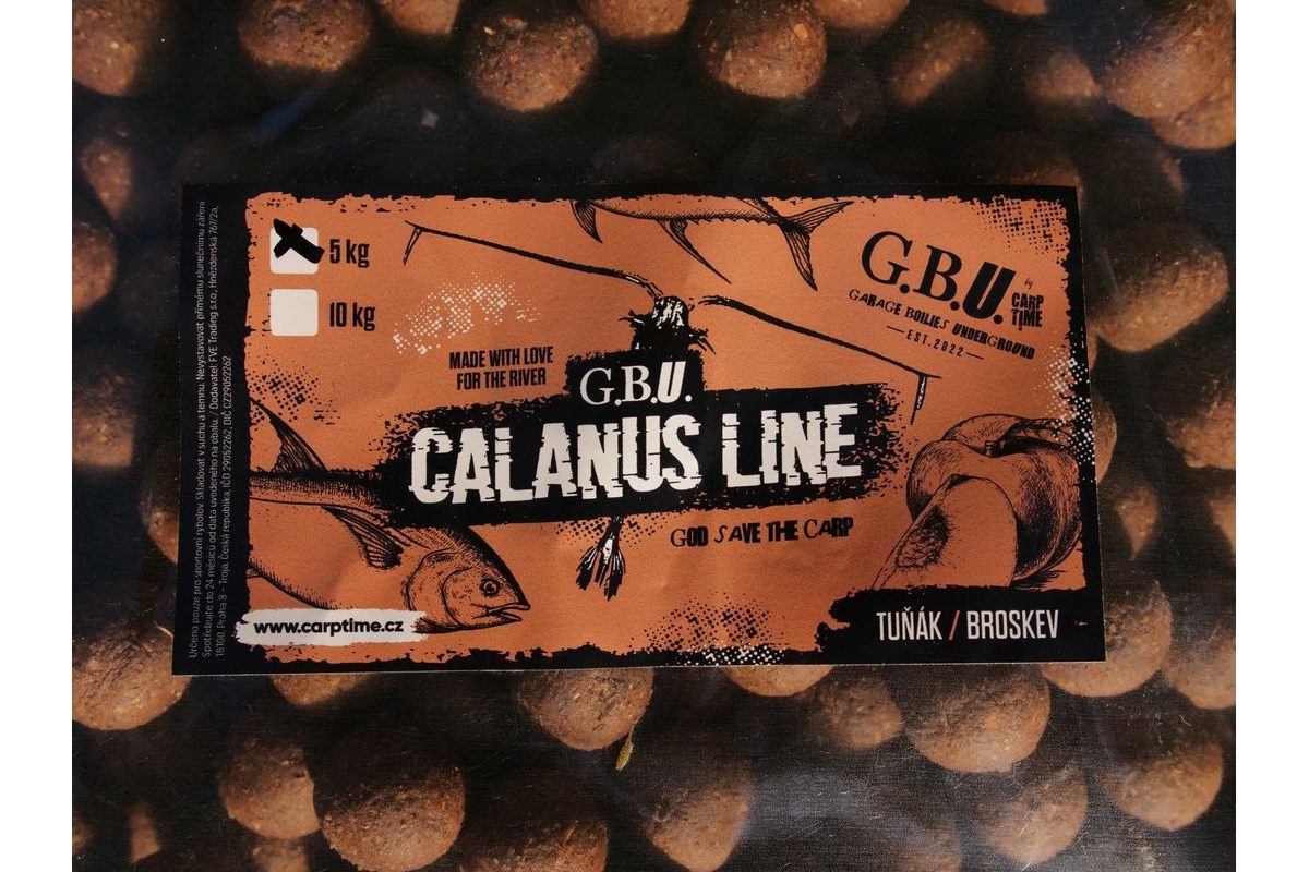 G.B.U. Boilies Calanus Line Tuňák/Broskev