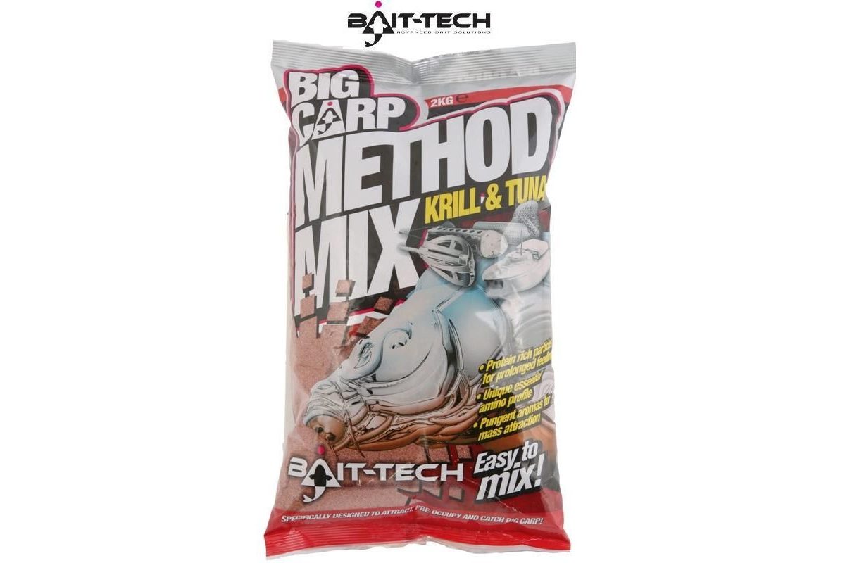 Bait-Tech Krmítková směs Big Carp Method Mix Krill & Tuna 2kg