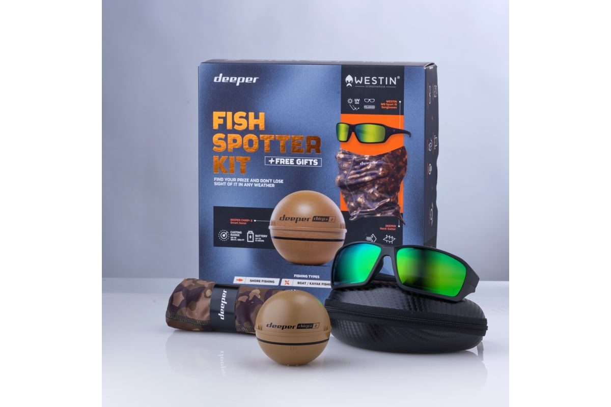 Deeper Nahazovací sonar Fishfinder CHIRP+ 2 Fish Spotter Kit Limitovaná edice