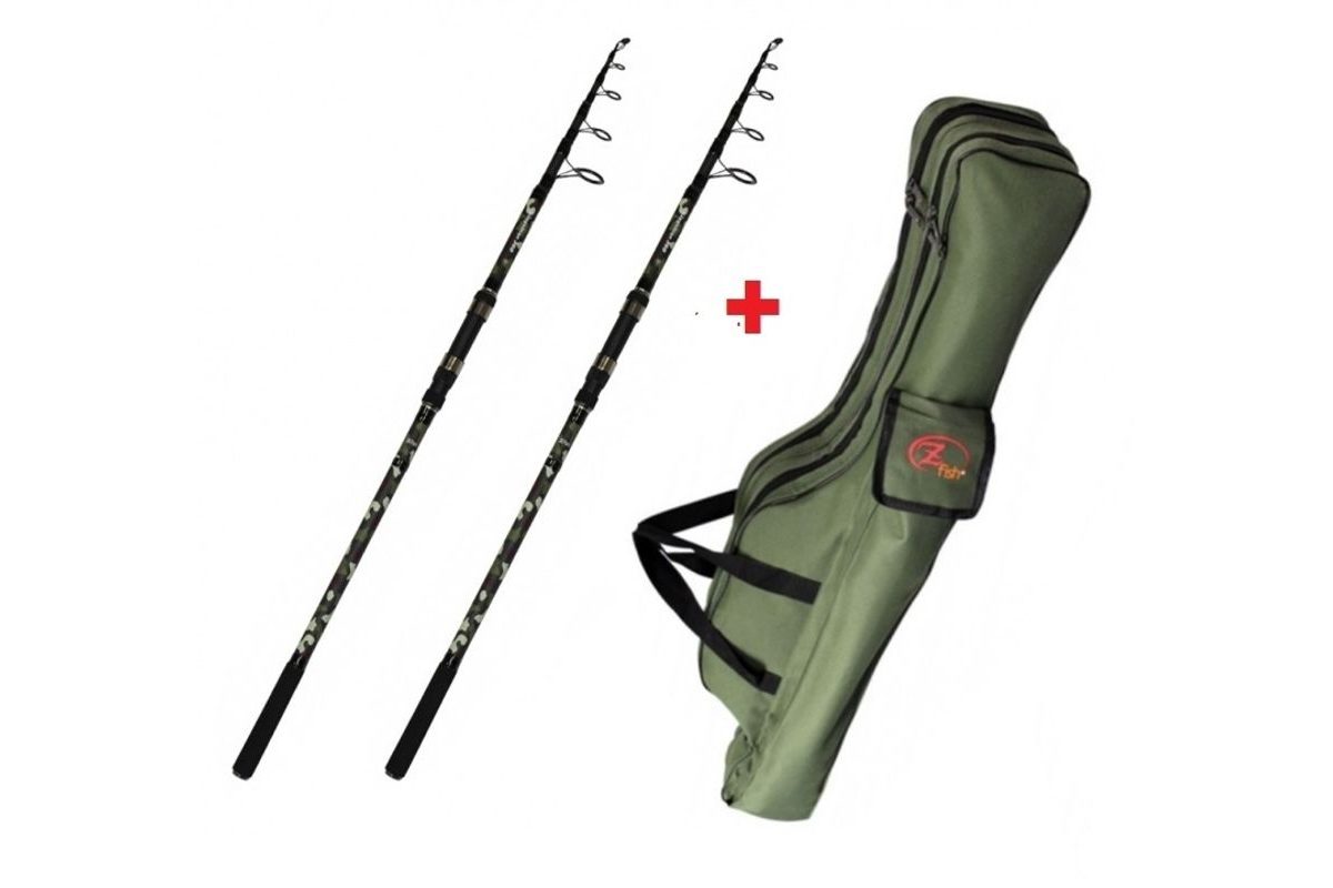 Zfish Combo 2x Prút Kingstone 3,60m/3lb + Puzdro Zadarmo!