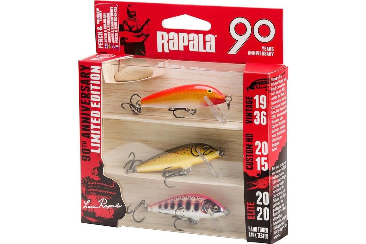 Rapala Wobler 90 Years Lure Kit Count Down 3ks