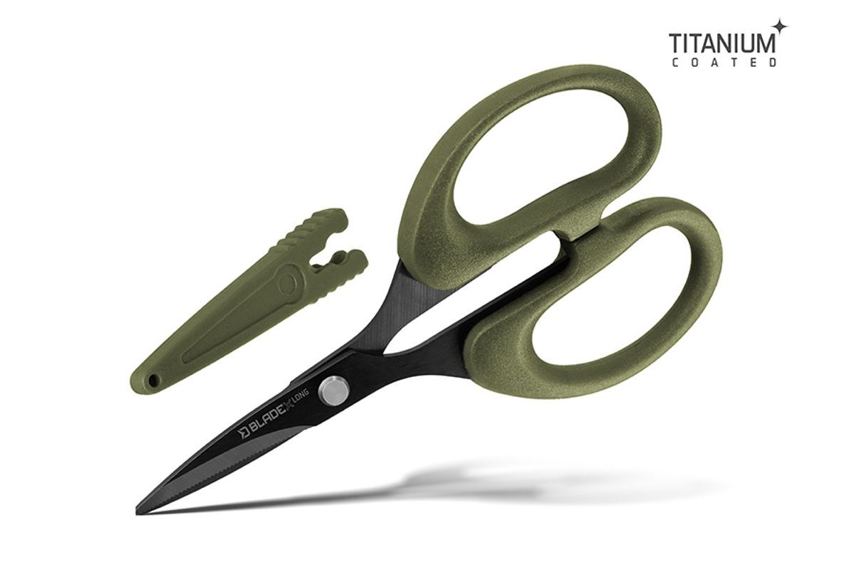 Delphin Nožnice s vrúbkami BladeX Long Titan 12cm