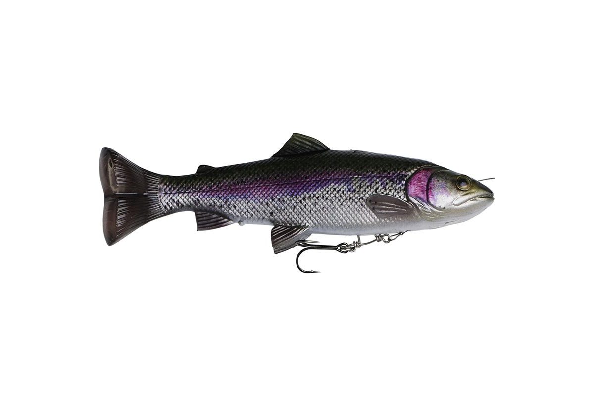 Savage Gear Gumová nástraha 4D Line Thru Pulsetail Trout SS Rainbow Trout