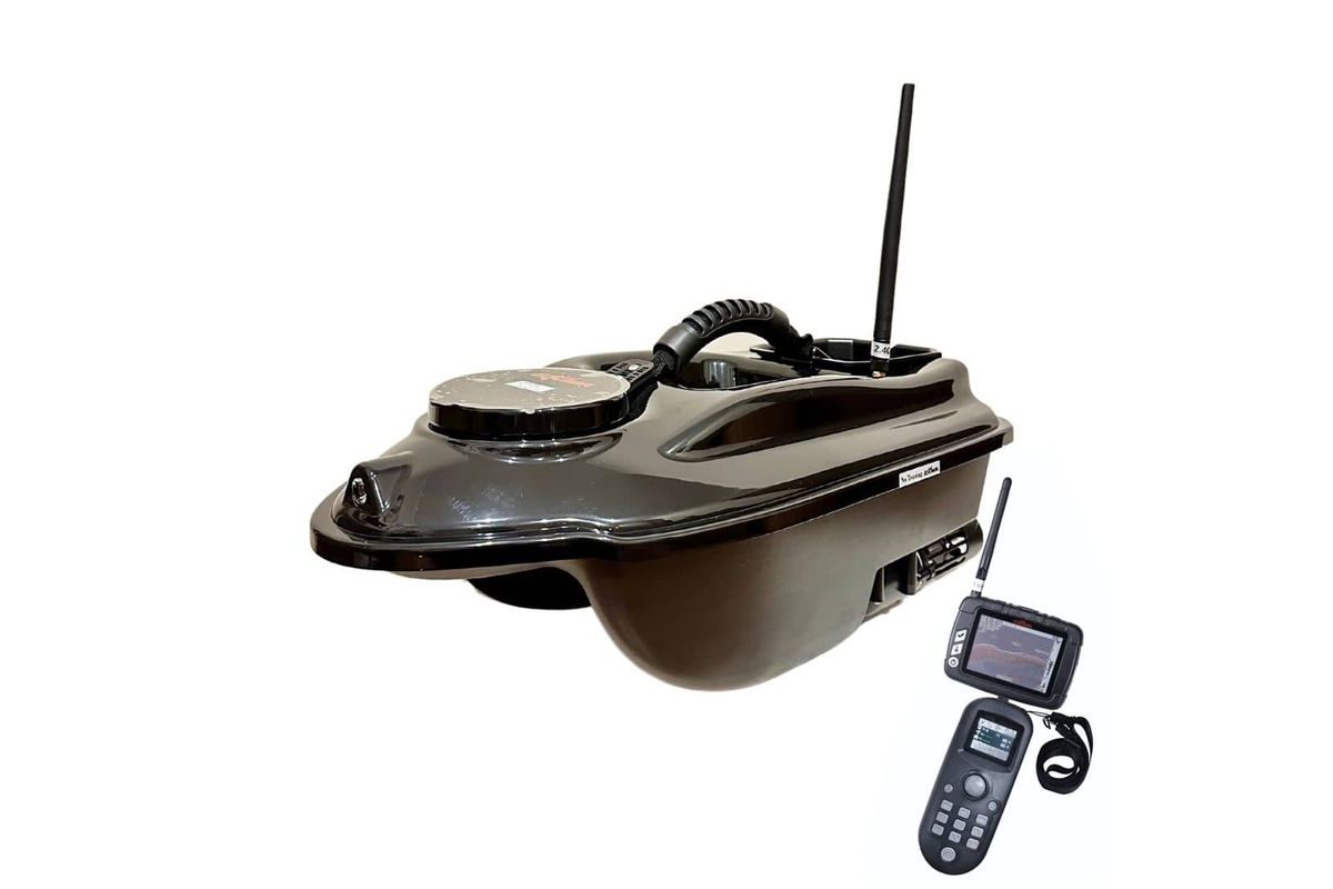 Boatman Zavážecí lodička Actor PRO s GPS, Echolotem a 10Ah baterie černá