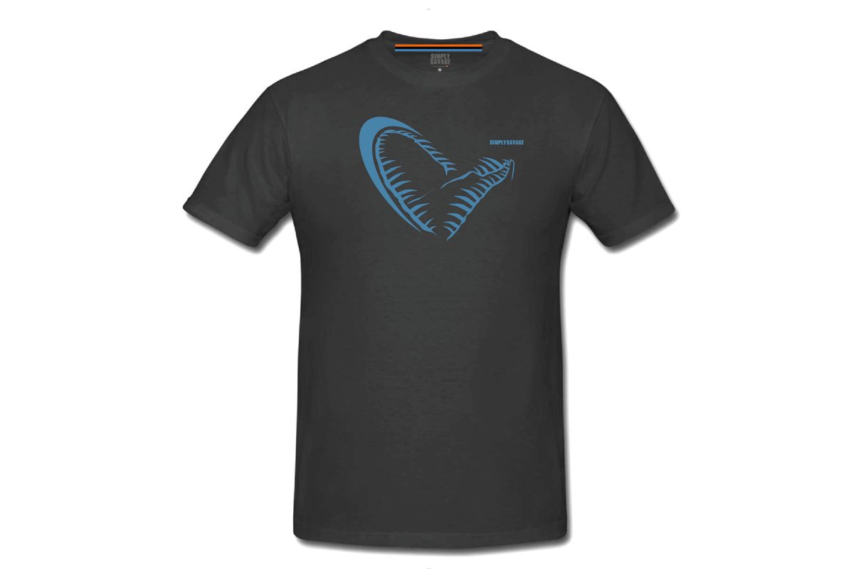 Savage Gear Triko Simply Savage Jaw grey Tee