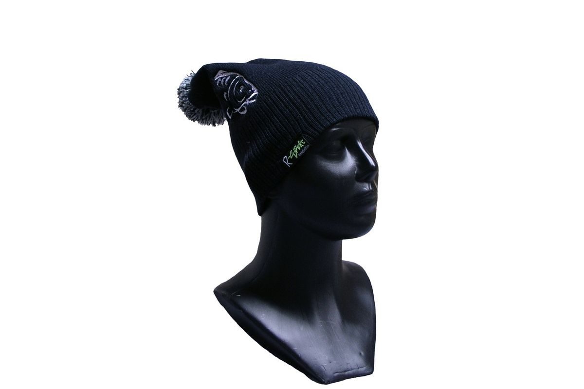 R-Spekt Dětský kulich PomPom Duo beanie limited edition tm.modrý