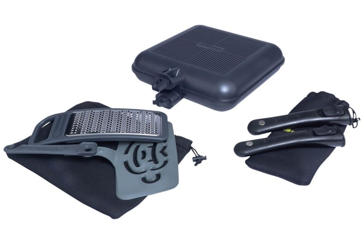 RidgeMonkey Pánev Connect Pan & Griddle XXL Granite Edition