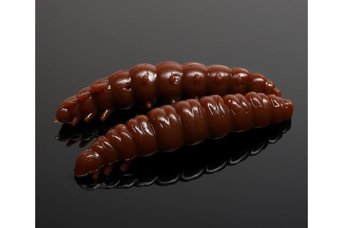 Libra Lures Larva Brown