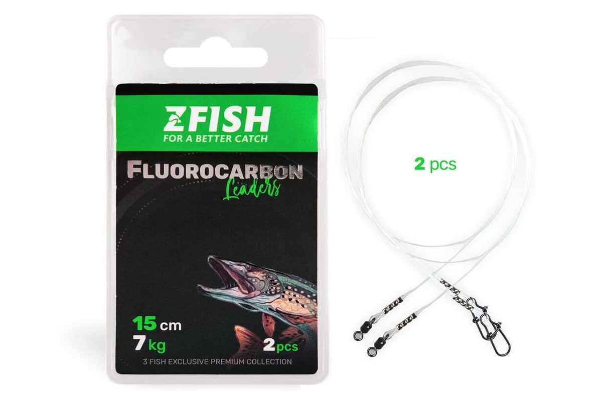 Zfish Lanko Fluorocarbon Leader 2ks