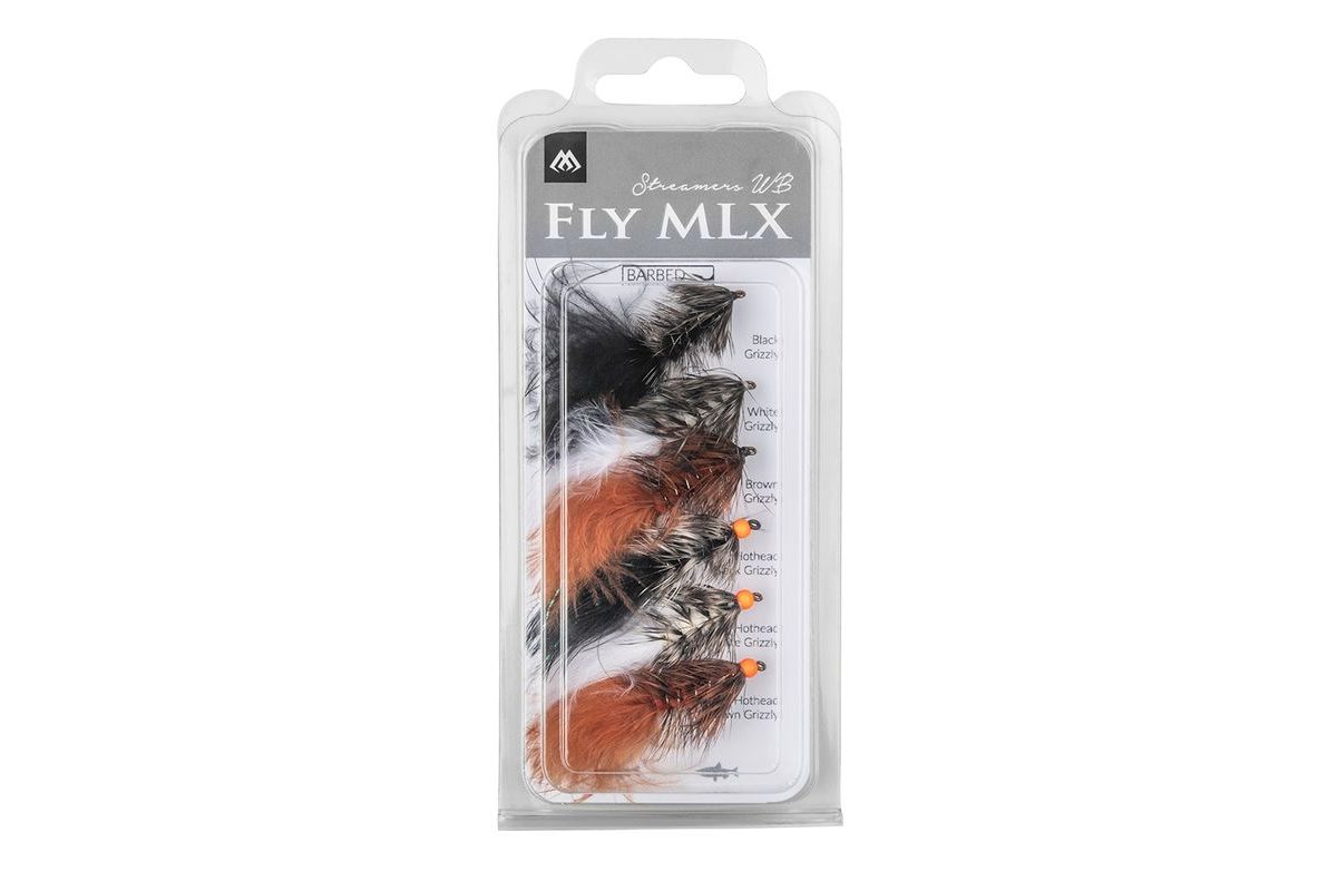 MIkado Sada umělých mušek Streamers Woolly Bugger Barbed 6ks