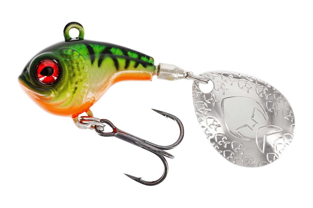 Westin Třpytka DropBite Spin Tail Jig Firetiger