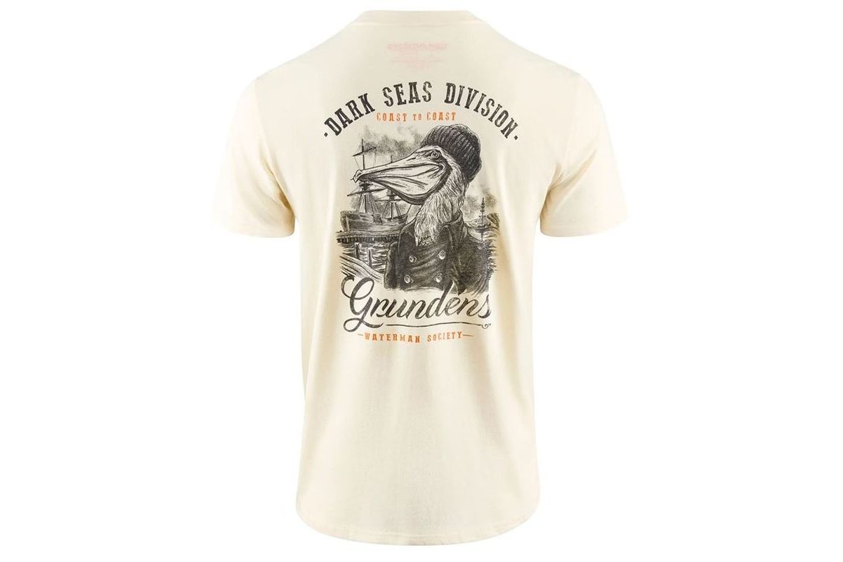 Grundéns Triko Dark Seas X Grundens Portsmith SS T-Shirt Natural