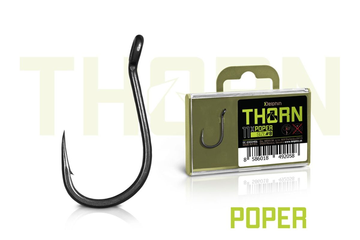 Delphin Háčky Thorn Poper 11ks