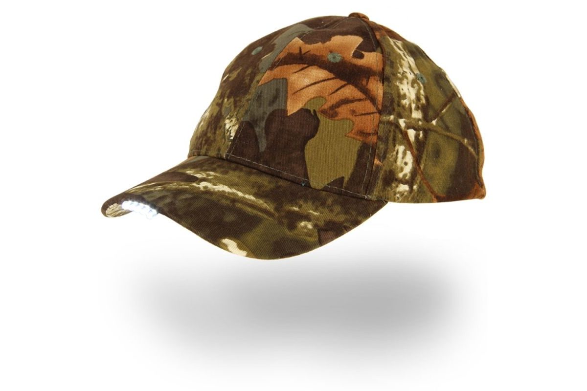 NGT Kšiltovka Camo Cap Led Lights