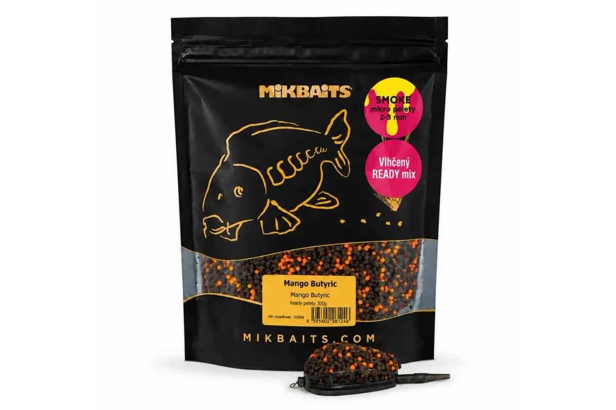 Mikbaits Vlhčené pelety Smoke Ready 2-3mm 300g