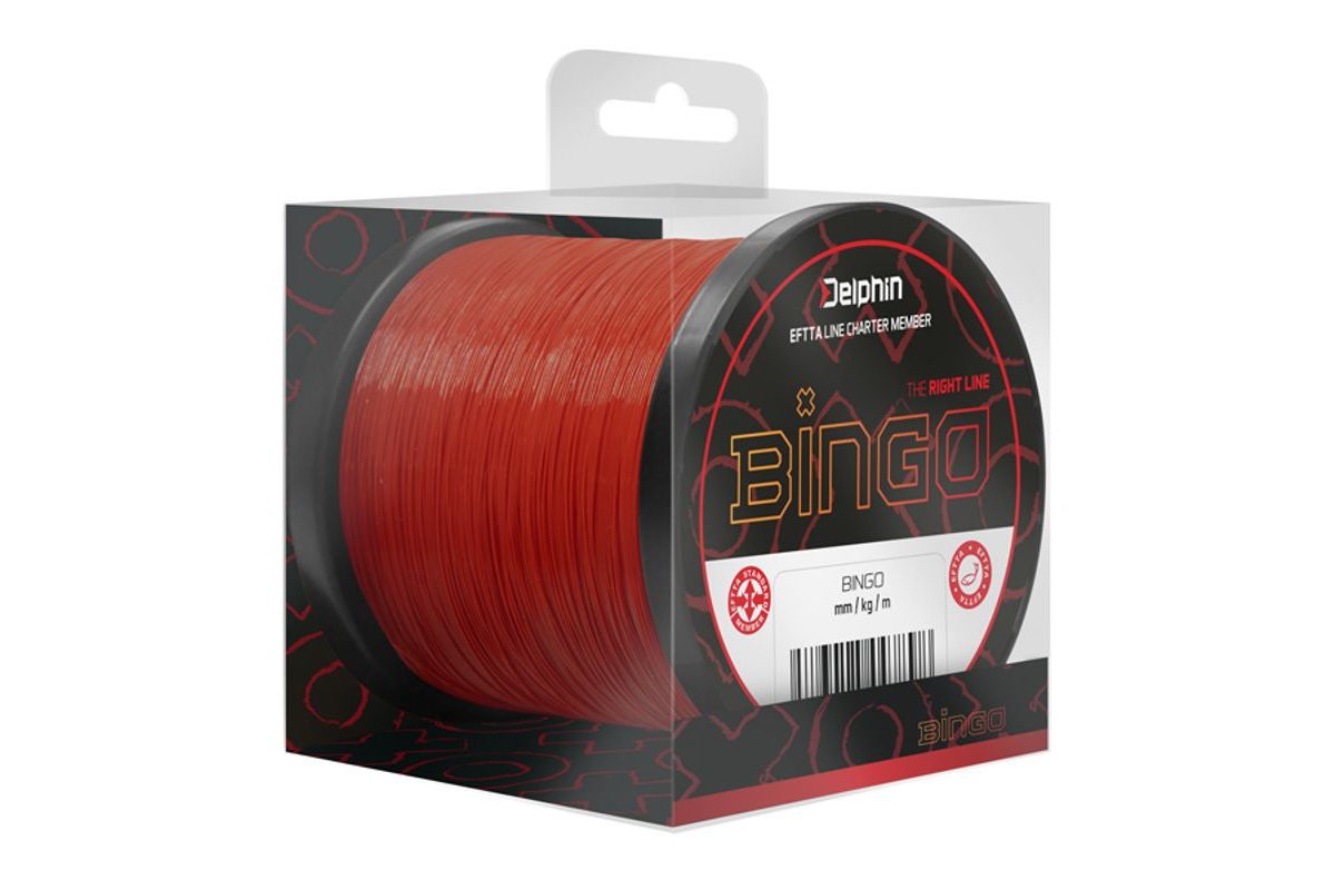 Delphin Vlasec Bingo Matt Tm. červená