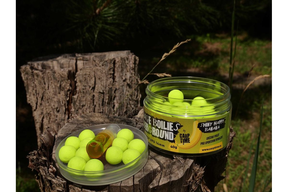 G.B.U. Plávajúce boilies Zeppelin Pop Ups Shiny Happy Banana 50g