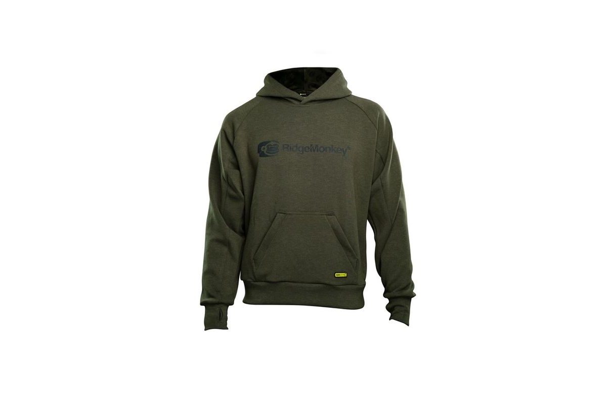 RidgeMonkey Mikina APEarel Dropback MicroFlex Hoody Green