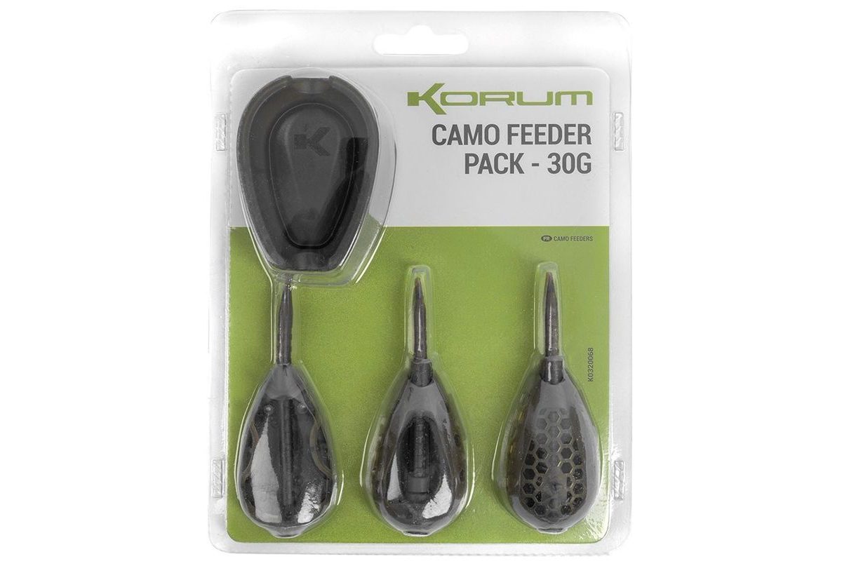 Korum Sada Krmítek Camo Feeder Pack 30g