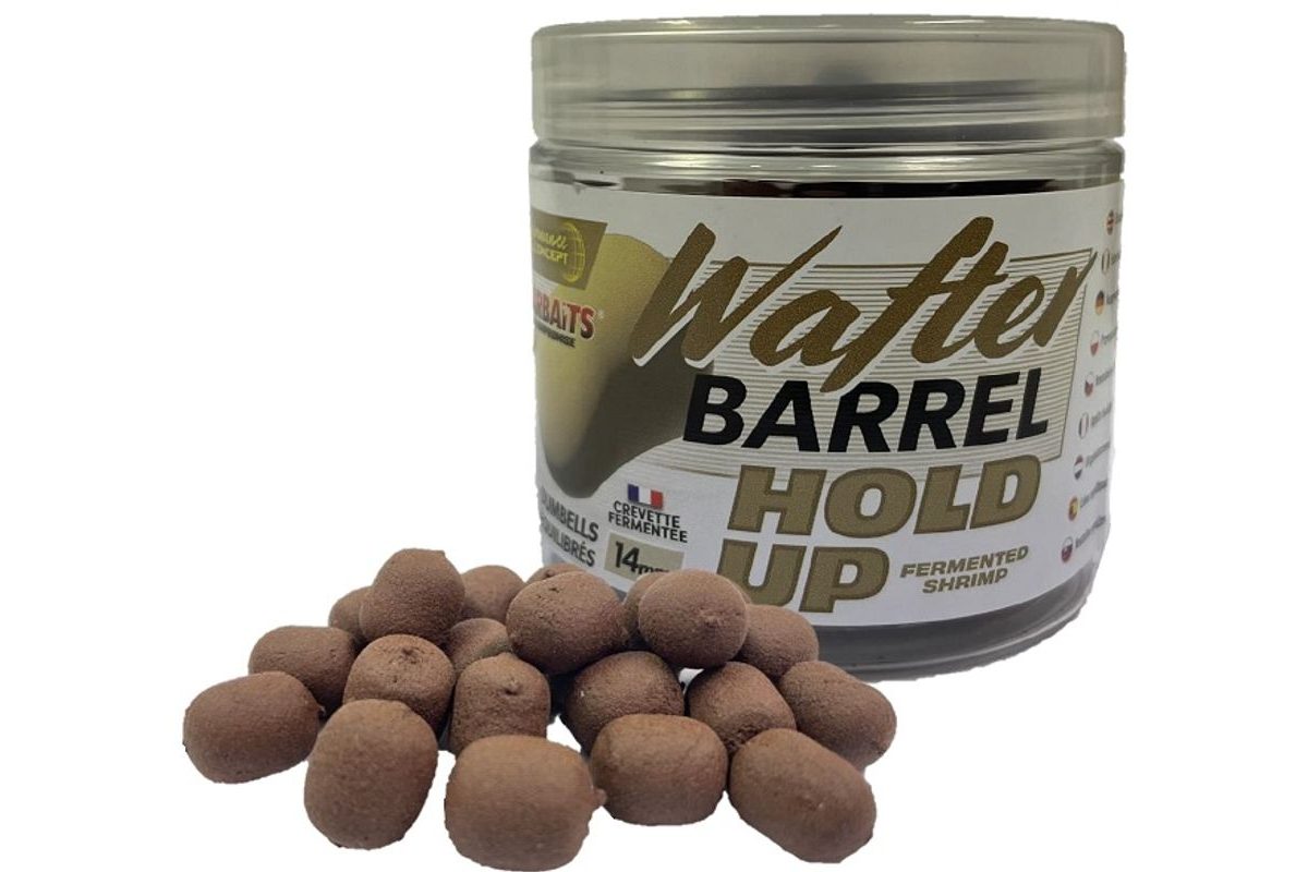 Starbaits Boilies Wafter Hold Up Fermented Shrimp 14mm 50g