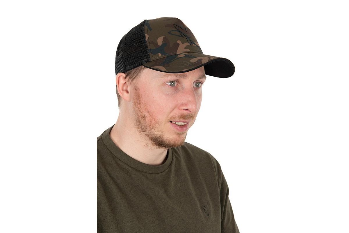 Fox Kšiltovka Camo Trucker hat | Chyť a pusť