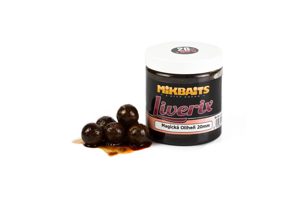 Mikbaits Boilie v dipu Liverix 250ml