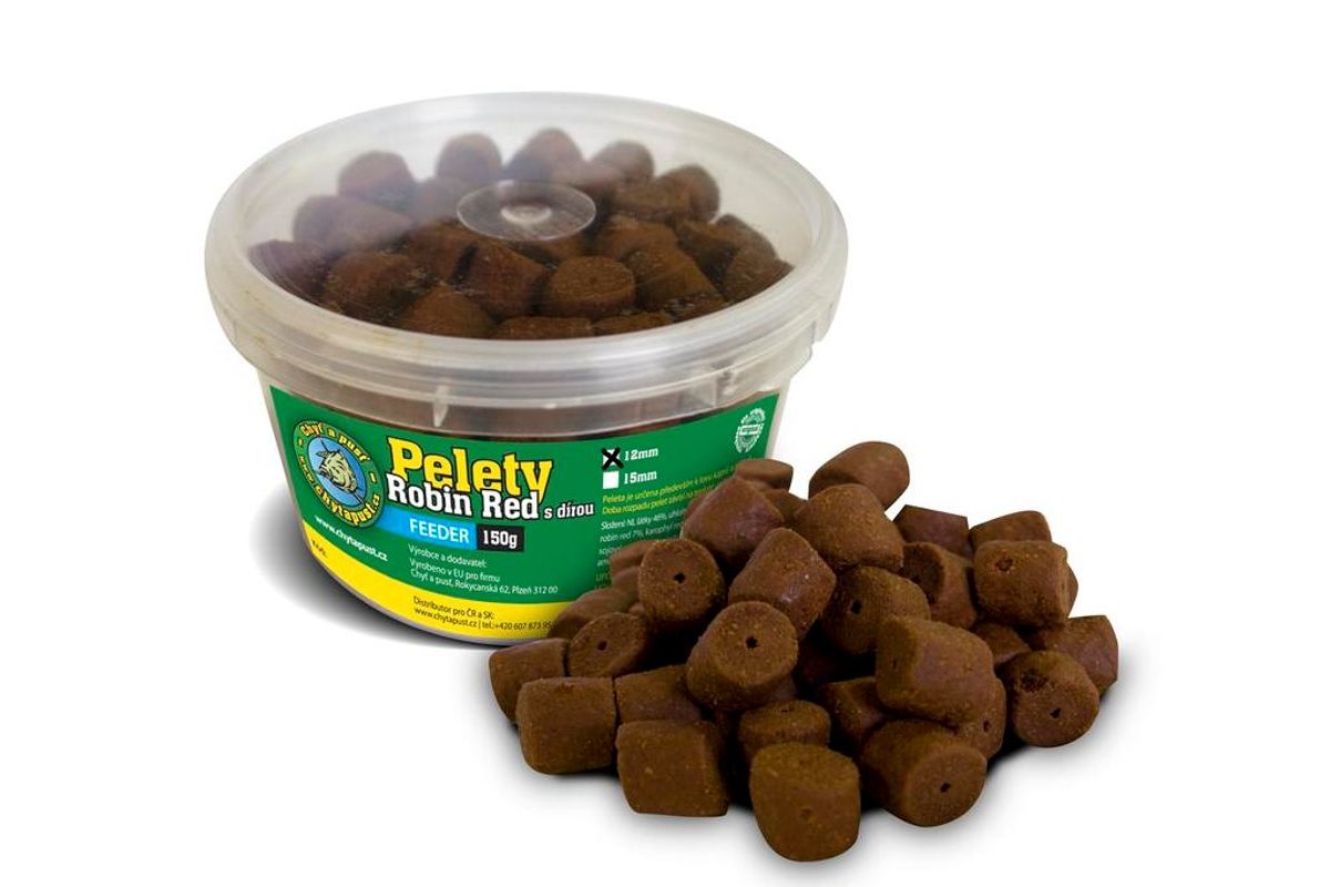 Chyť a pusť Pelety Robin Red carp s dírou 150g