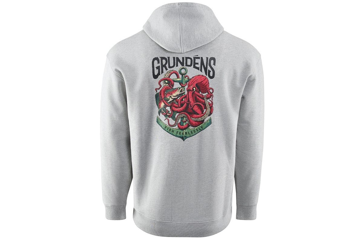 Grundéns Mikina Displacement DWR Hoodie Octo-Trout Athletic Heather
