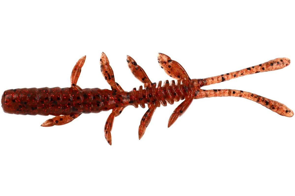 Illex Gumová nástraha Nymfa Scissor Comb Ebimiso Red Flake