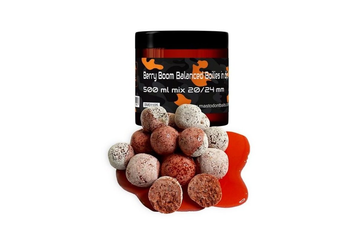 Mastodont Baits Boilies Balanced Boilies in dip mix 20/24mm 500ml