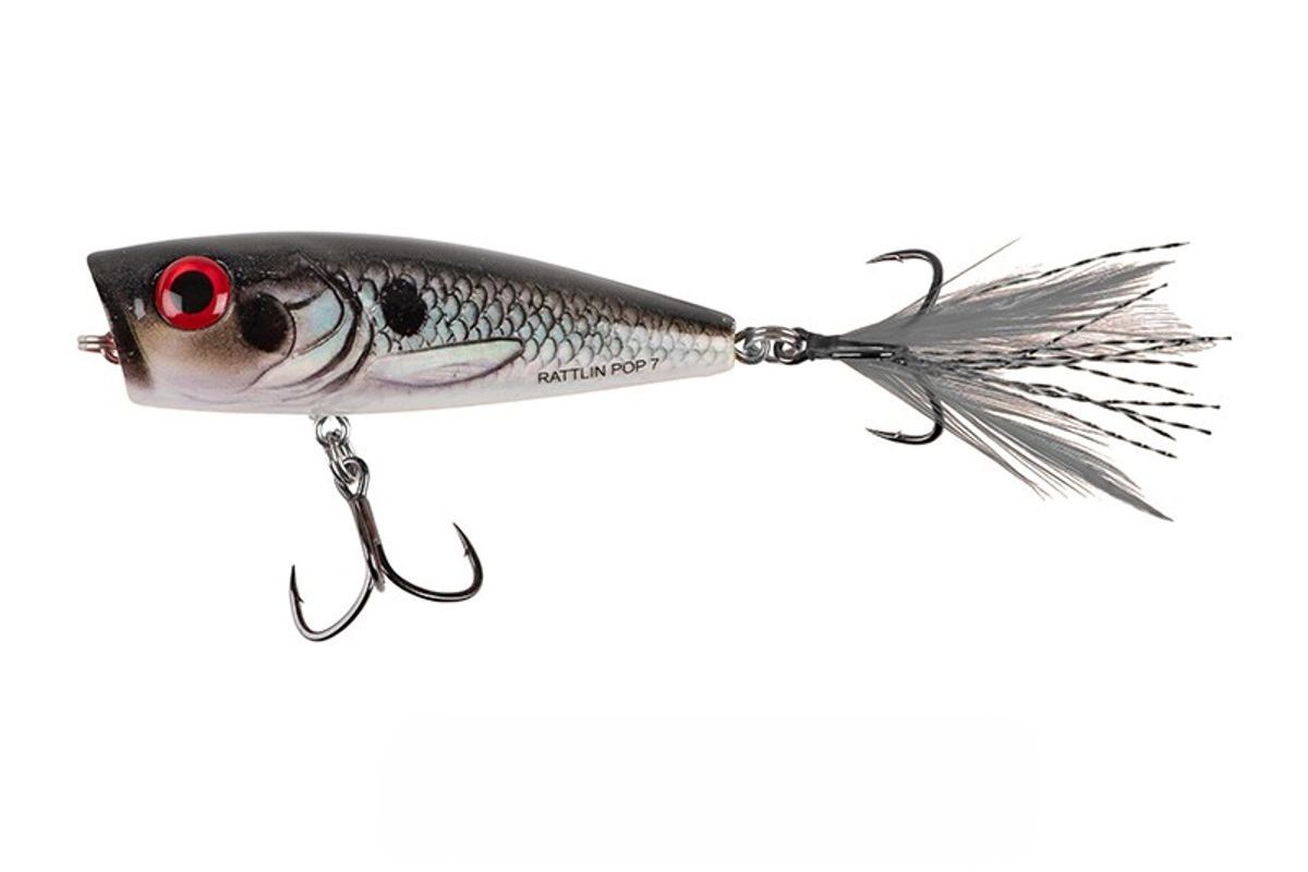 Salmo Wobler Rattlin' Pop Clear Silver Shad
