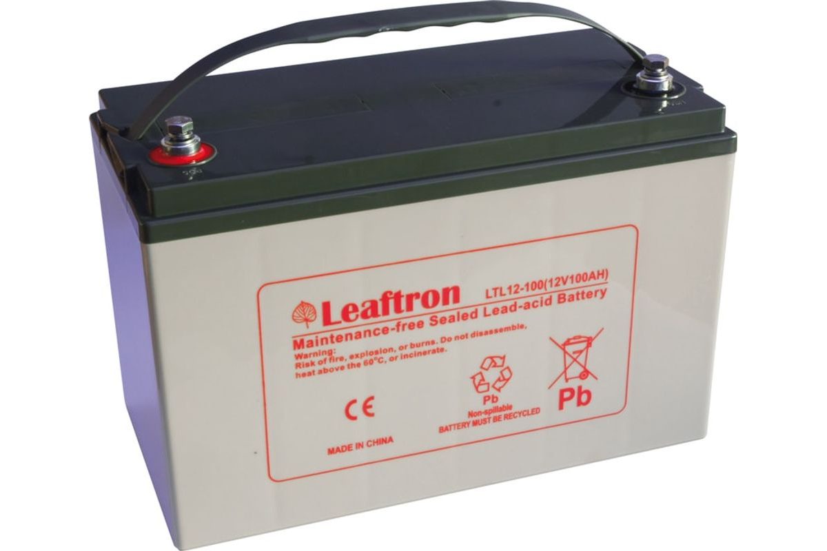 Long Olověný akumulátor 12V 100Ah pro elektromotory + nabíječka!