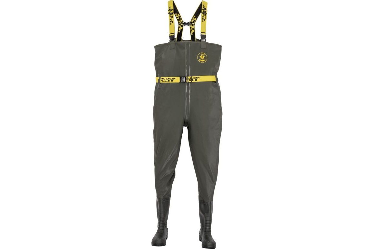 Black Cat Prsačky Green Booted Waders