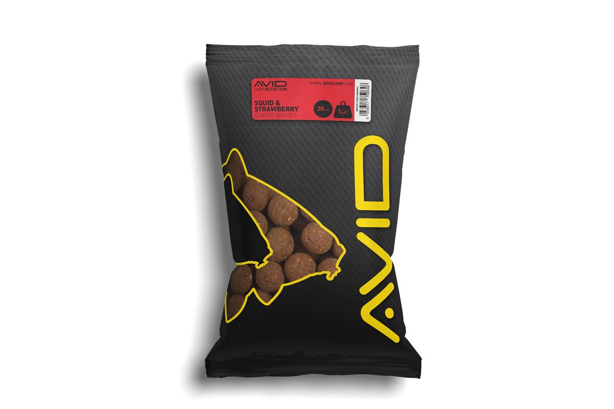 Avid Boilies Classic Squid & Strawberry 1kg