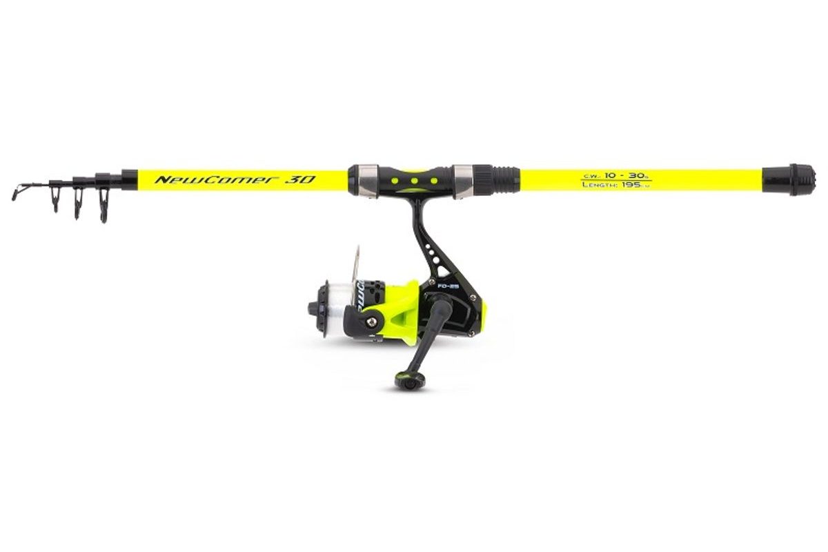 Saenger Prut Newcomer II Tele 1,95m 10-30g + Naviják 25 FD + Vlasec 0,22mm