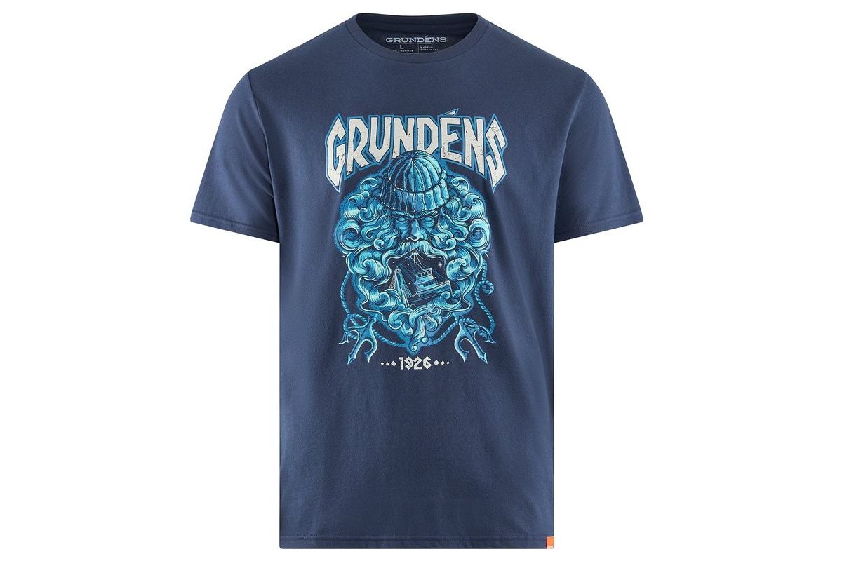 Grundéns Triko Njord SS T-Shirt Dark Navy