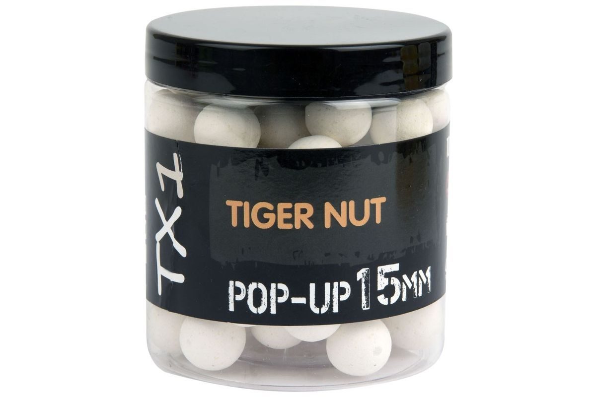 Shimano Boilies TX1 Pop Up Tiger Nut Fluoro White