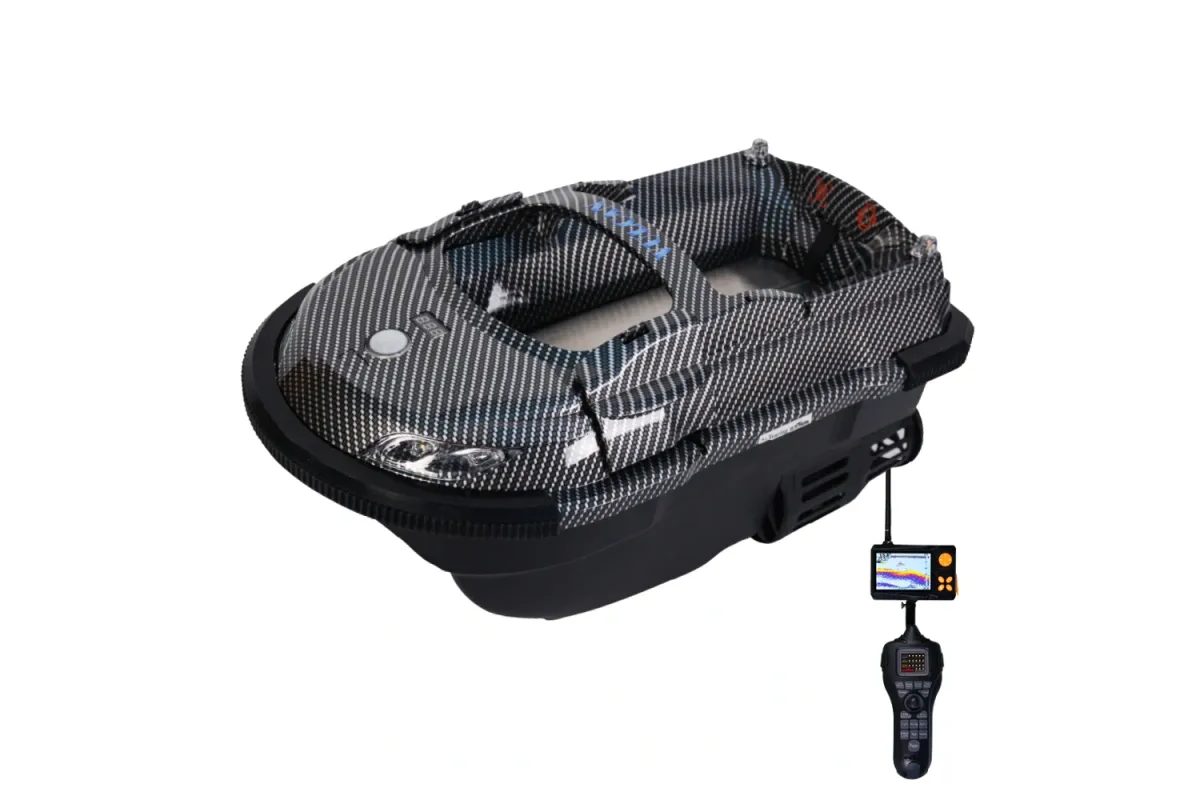 Boatman Zavážecí lodička Vulcan s Echolotem Carbon