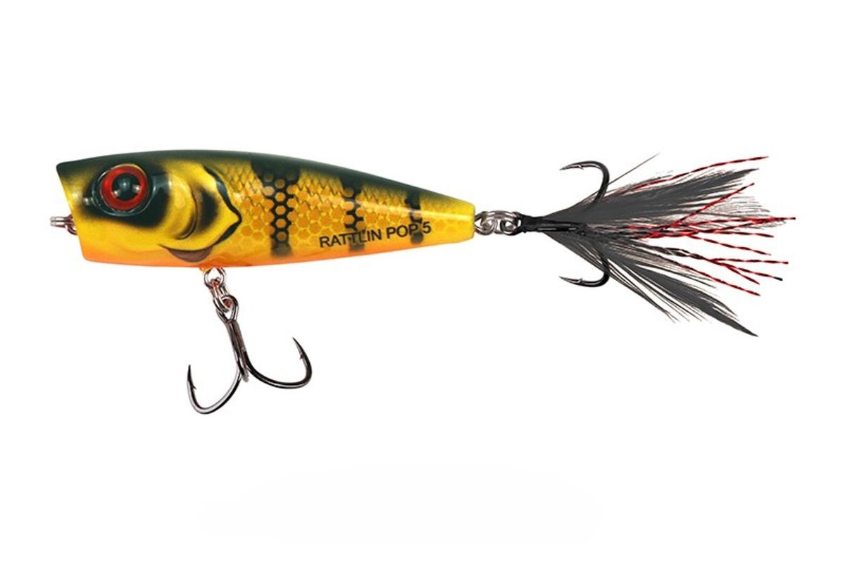 Salmo Wobler Rattlin' Pop Clear Natural Perch