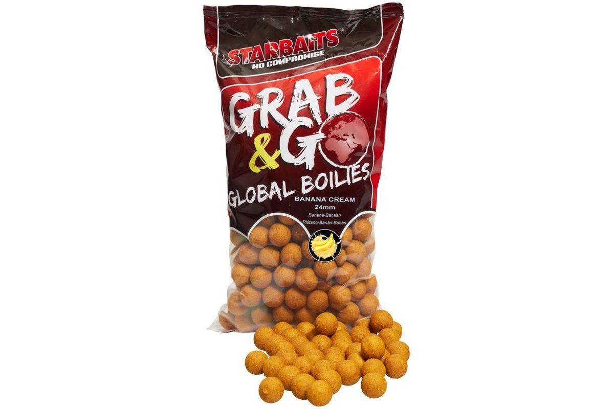 Starbaits Boilie Global Banana Cream