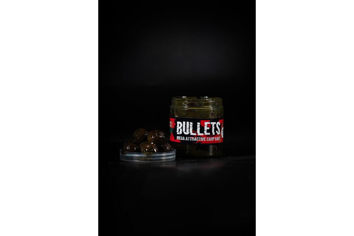 G.B.U. Dipované boilies BULLETS CRABILL 200g