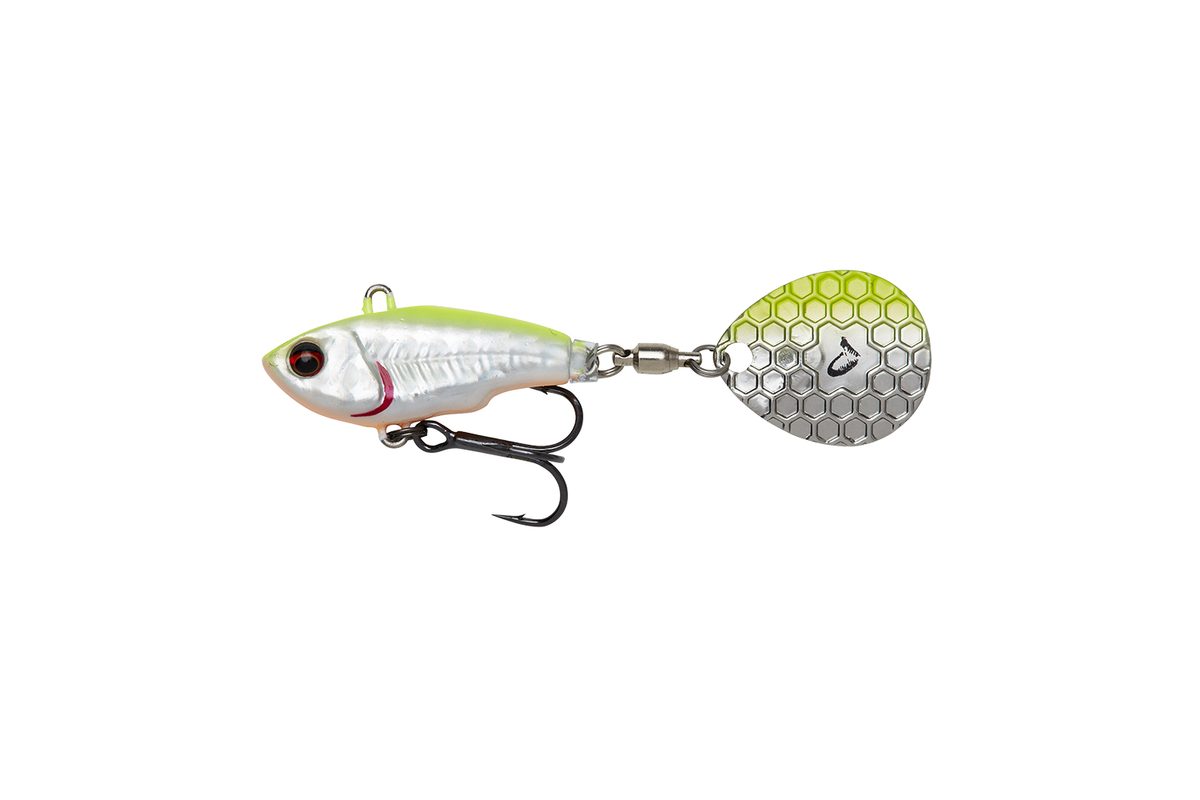 Savage Gear Tail Spinner Fat Tail Spin Sinking Lemon Back Flash