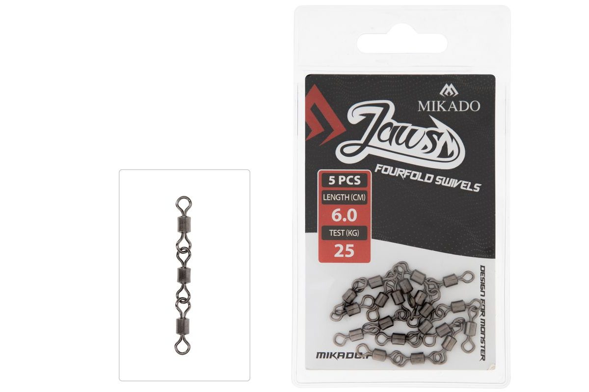 Mikado Řetízkový obratlík Jaws Swivels 25kg 5ks