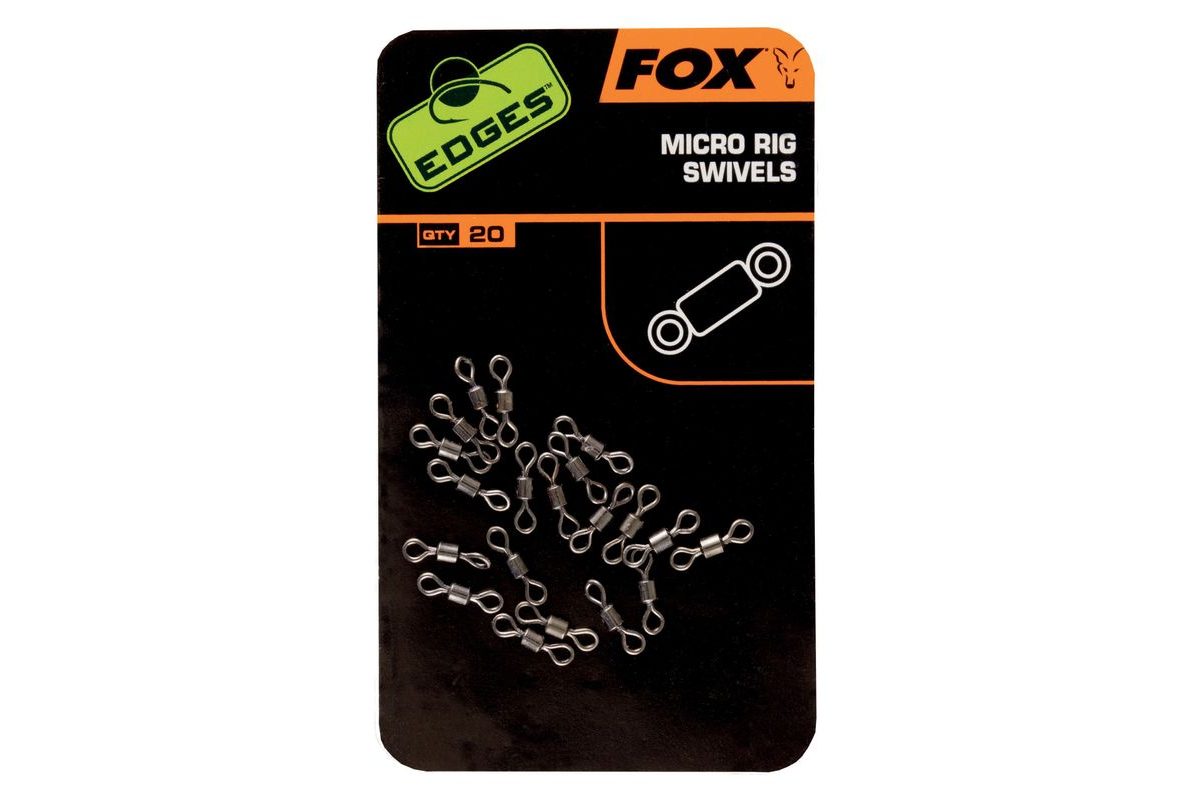 Fox Malé obratlíky Edges Micro Rig Swivels 20ks