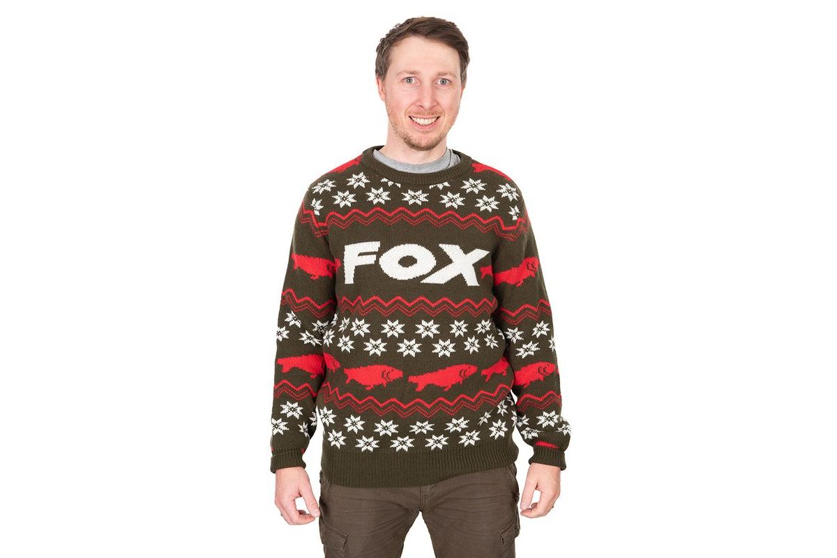 Fox Sveter Xmas Jumper